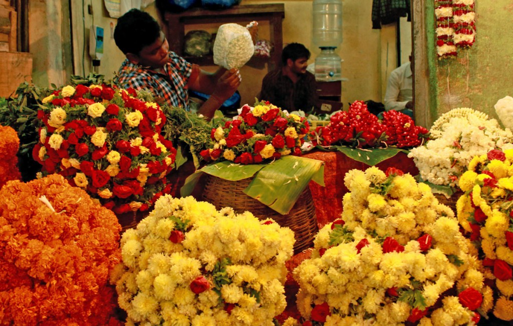 Huvina Flower Market, Bangalore