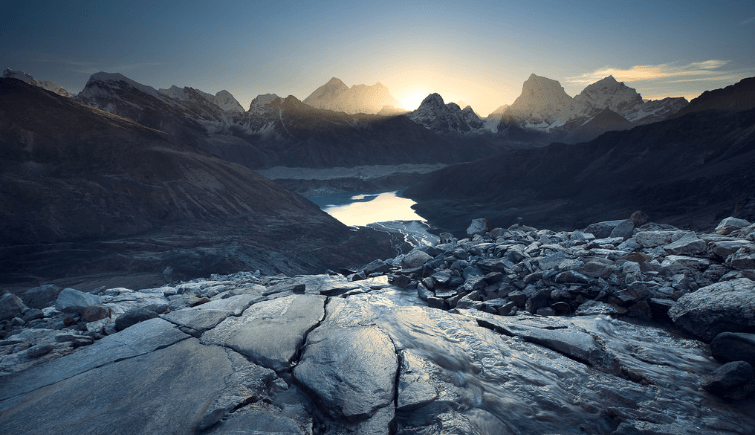 VIEW FROM GOKYO LAKE