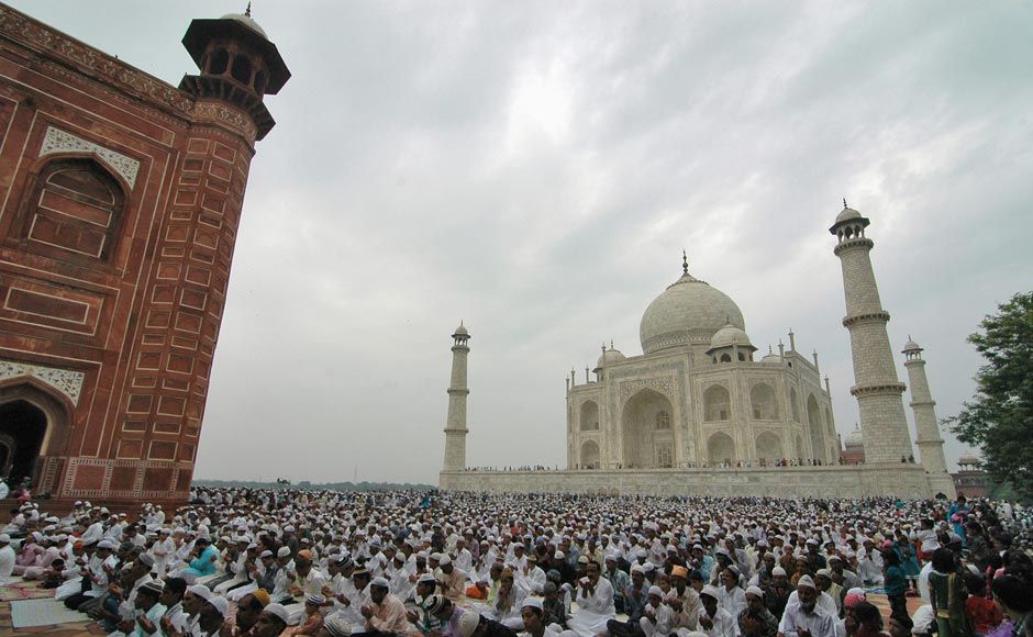Eid ul Fitr Celebration in Taj Mahal