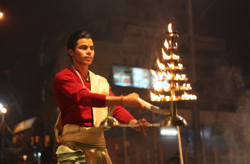 Varanasi, ganga aarti