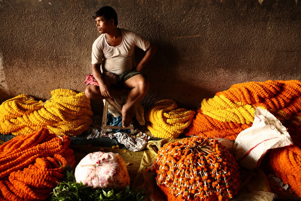 Mullik Ghat Flower Market, Kolkata