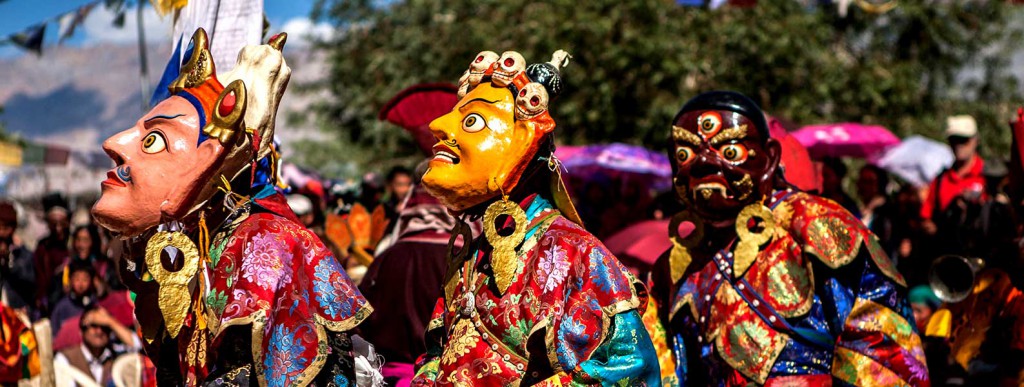 The Masked dance - Cham dance at Hemis Monastery