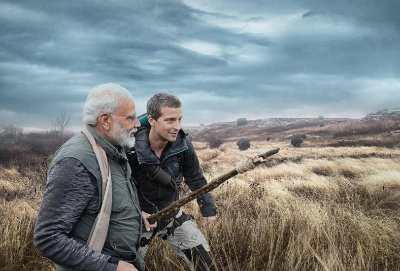 Bear Grylls Modi